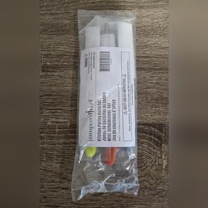 3 Pampered Chef  Kitchen Paring Knife Set, Stainless, Multicolor 100035.